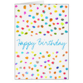 水玉模様ボホキュートガーリー芸術品を気取ったクリエイティブ誕生日 (正面)