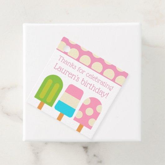 水玉模様ポプシリパーソナライズされたーの好意または贈り物ラベル フェイバータグ (インサイチュ)