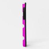 水玉模様マゼンタ#FF00DC Case-Mate iPhoneケース (裏面/左)