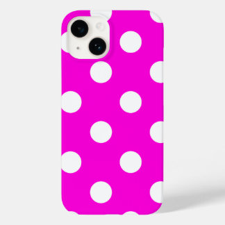水玉模様マゼンタ#FF00DC Case-Mate iPhone 14ケース