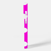 水玉模様マゼンタ#FF00DC Case-Mate iPhoneケース (裏面 / 左)