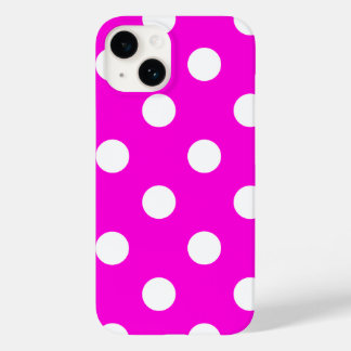 水玉模様マゼンタ#FF00DC Case-Mate iPhoneケース iPhone 14ケース