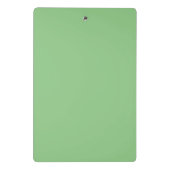 水玉模様ミニクリップボード(Sage Green & Pastel Pink) ミニクリップボード (裏面)