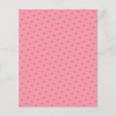 水玉模様メイドハウスクリーニングサービス チラシ (裏面)