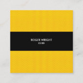 水玉模様モダンプロフェッショナル スクエア名刺 (正面)