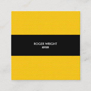 水玉模様モダンプロフェッショナル スクエア名刺