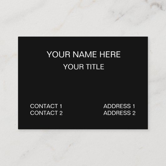 水玉模様円の白黒チェックパターン 名刺 (裏面)