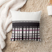 水玉模様及び格子縞のパーティーの~のピンク クッション (ブランケット)