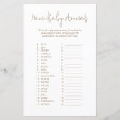 水玉模様名Baby Animals Baby Showerゲーム (正面)