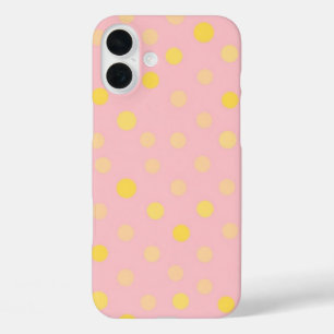 水玉模様喜び iPhone 16 PLUSケース