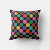 水玉模様型枕 クッション (裏面)