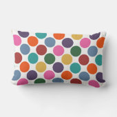 水玉模様型枕 クッション (裏面)