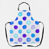 水玉模様型 エプロン (正面)