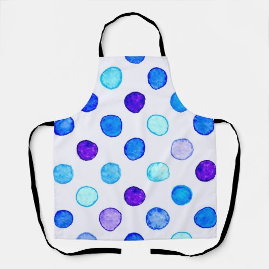 水玉模様型 エプロン (正面)