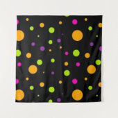 水玉模様型 タペストリー (正面(横))