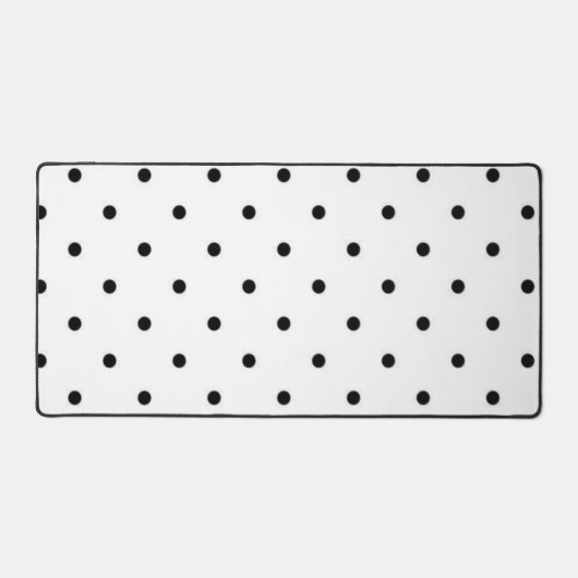 水玉模様型 デスクマット (正面)