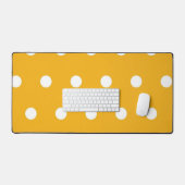 水玉模様型 デスクマット (キーボード&マウス)