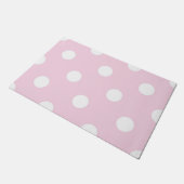 水玉模様型 ドアマット (アングル)