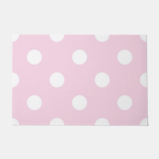 水玉模様型 ドアマット (正面)