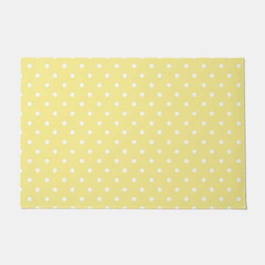 水玉模様型 ドアマット (正面)