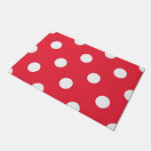 水玉模様型 ドアマット (アングル)