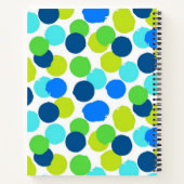 水玉模様型 ノートブック (裏面)