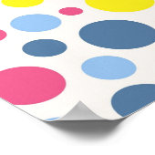 水玉模様型 ポスター (角)