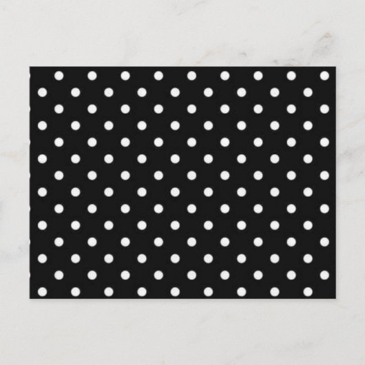 水玉模様型 ポストカード (正面)