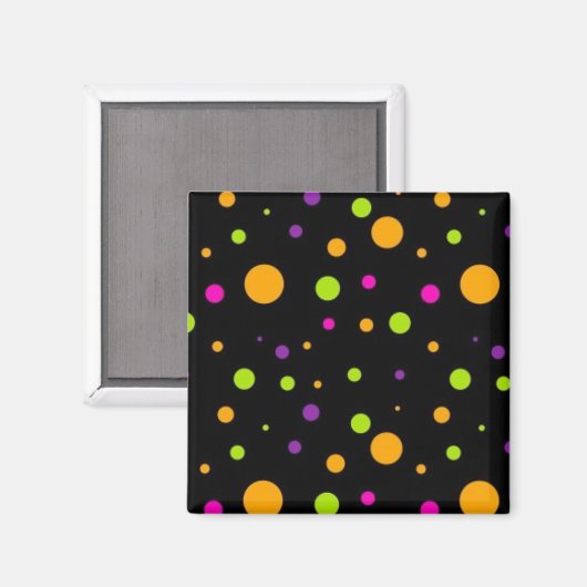 水玉模様型 マグネット (正面/裏面)