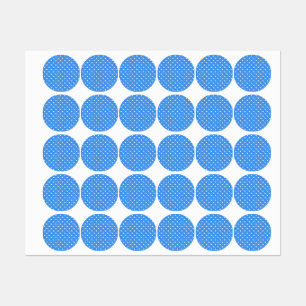 水玉模様型 ラベル