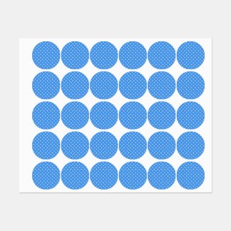 水玉模様型 ラベル