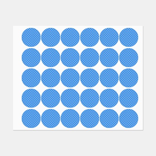 水玉模様型 ラベル (シート)