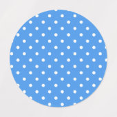 水玉模様型 ラベル (デザイン2)