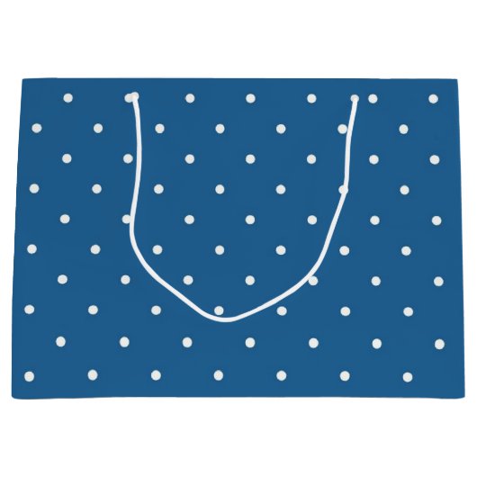 水玉模様型 ラージペーパーバッグ (正面)