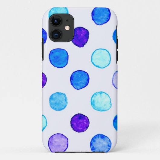 水玉模様型 Case-Mate iPhoneケース (裏面)
