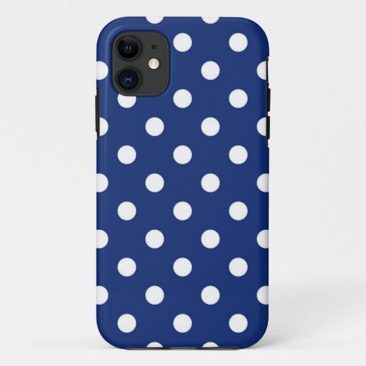 水玉模様型 Case-Mate iPhoneケース (裏面)