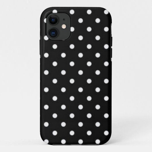 水玉模様型 Case-Mate iPhoneケース (裏面)