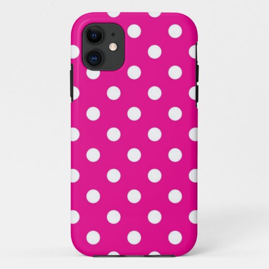水玉模様型 Case-Mate iPhoneケース (裏面)