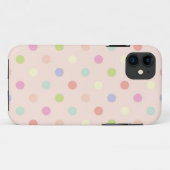 水玉模様型 Case-Mate iPhoneケース (裏面(横))