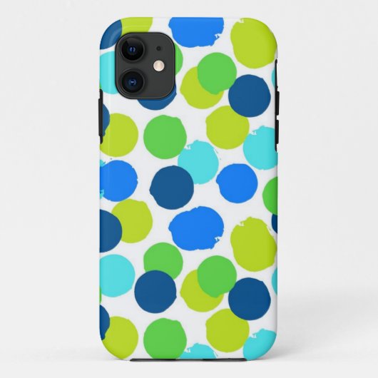 水玉模様型 Case-Mate iPhoneケース (裏面)