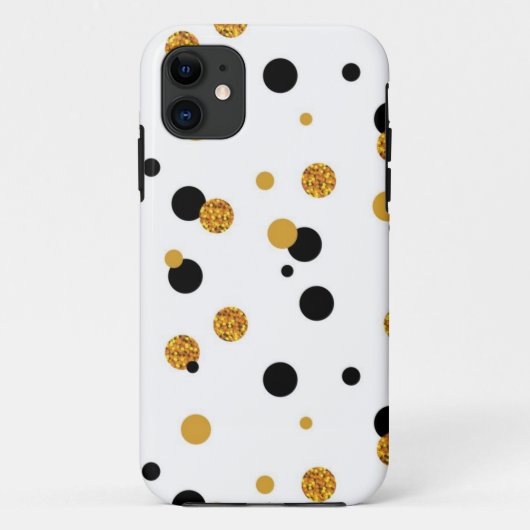 水玉模様型 Case-Mate iPhoneケース (裏面)