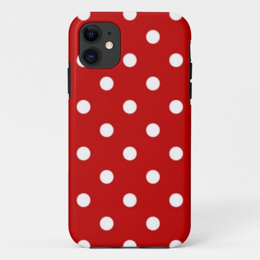 水玉模様型 Case-Mate iPhoneケース (裏面)