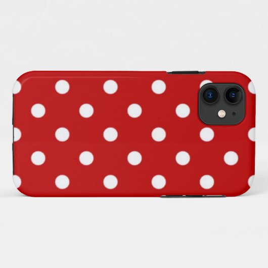 水玉模様型 Case-Mate iPhoneケース (裏面(横))