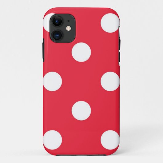水玉模様型 Case-Mate iPhoneケース (裏面)