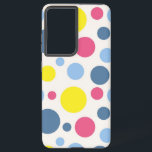 水玉模様型 SAMSUNG GALAXY S21 ULTRAケース<br><div class="desc">真の水玉模様</div>