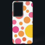 水玉模様型 SAMSUNG GALAXY S21 ULTRAケース<br><div class="desc">真の水玉模様</div>