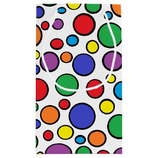 水玉模様抱き枕 スモールペーパーバッグ (裏面)