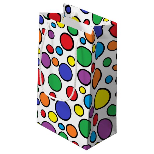 水玉模様抱き枕 スモールペーパーバッグ (裏面アングル)