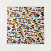 水玉模様数々の: – 色の手絵を描。 タペストリー (正面(横))