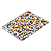 水玉模様数々の: – 色の手絵を描。 ノートブック (左側)